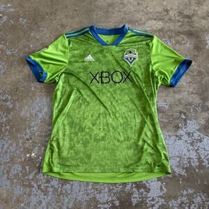 Seattle Sounders FC Jersey Adidas MLS 2018 Home Shirt Xbox Green Men’s XL